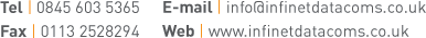 Tel 0845 603 5365 Fax 0113 2528294
